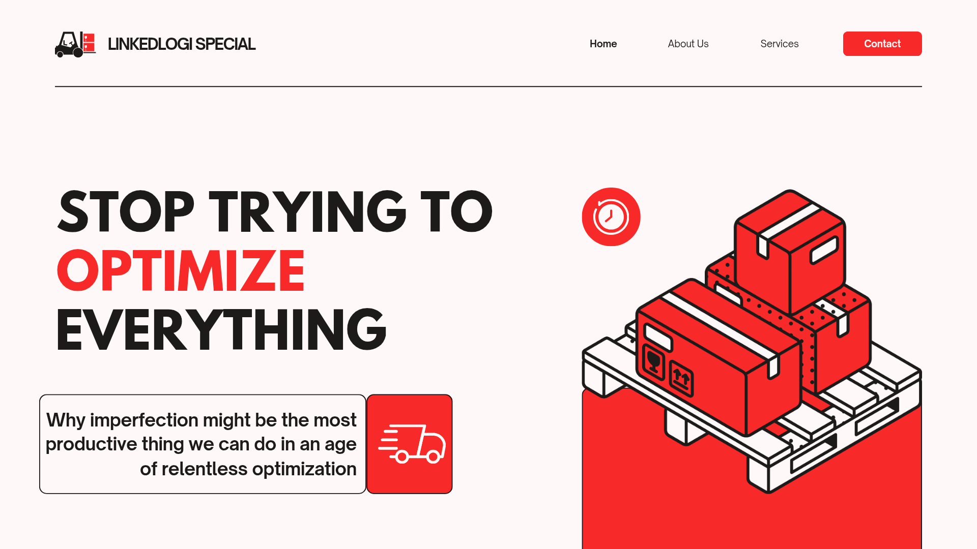 Stop Trying to Optimize Everything: The Case for Doing Things Badly (Sometimes)